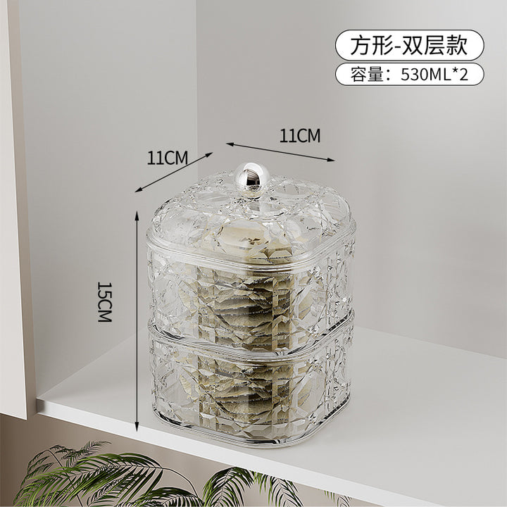 家用五谷杂粮密封罐坚果咖啡豆储存密封盒香料糖果塑料储物罐批发