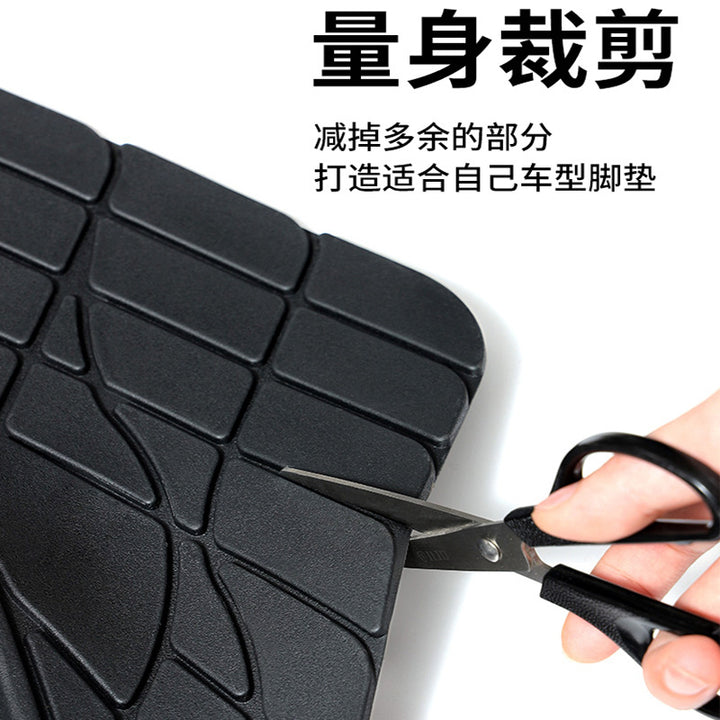 New Driver Side Waterproof Silicone Car Floor Mat – Anti-Slip Cuttable Carpet Pad