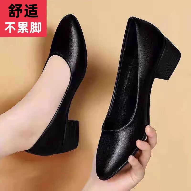 Top Layer Shoes Black Shoes Commuter Non Slip Shoes Women Shoes