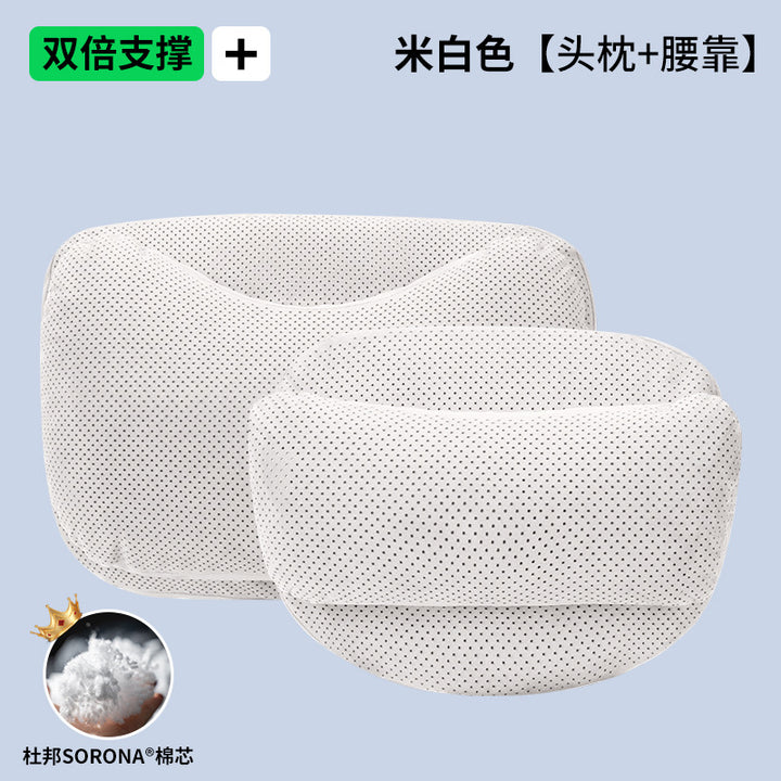 Car Pillow Premium Feel Breathable Cotton Neck Pillow Car Pillow