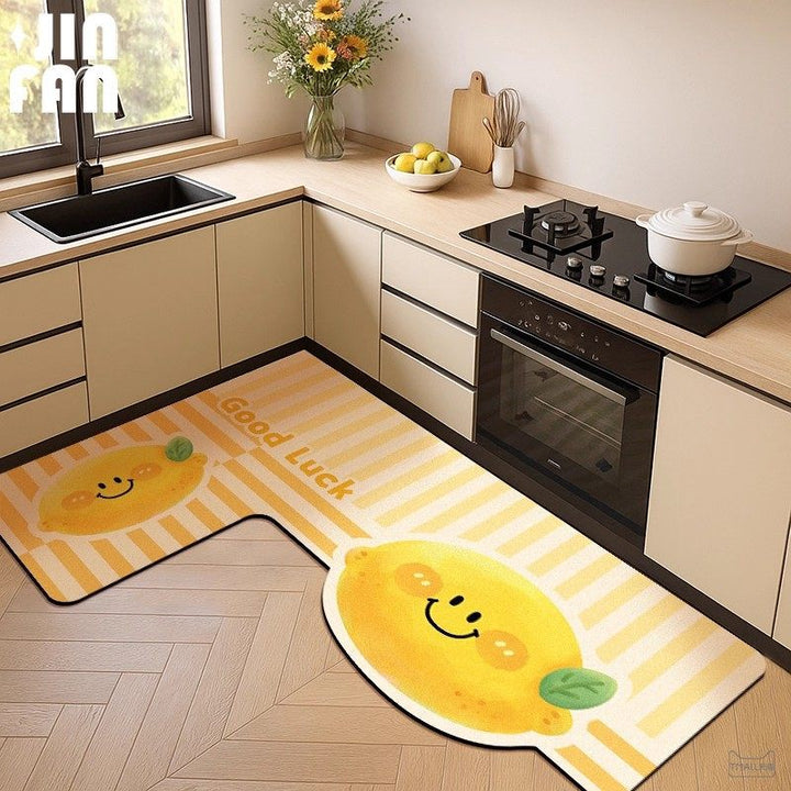 Fruit L Kitchen Non Slip Floor Mat