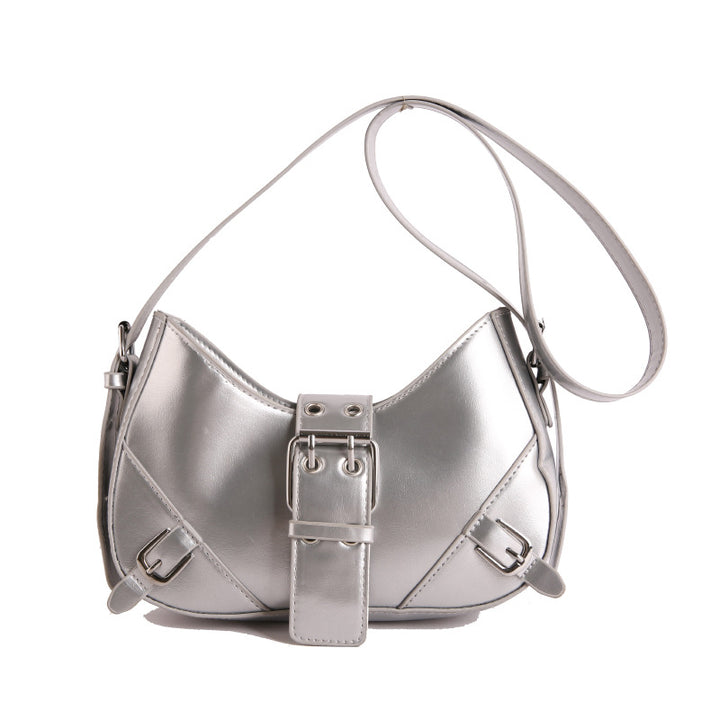 French Unique Design New Fashion Popular Shoulder Crossbody Texture Casual Underarm Bag