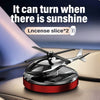 Solar Plane Car Air Freshener – Cute Airplane Aromatherapy Dashboard Ornament