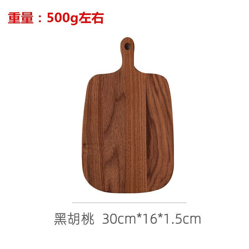 跨境定制相思木菜板胡桃木实木砧板牛排板户外便携露营面包水果板