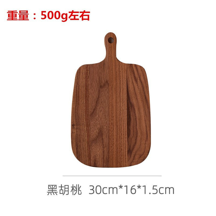 跨境定制相思木菜板胡桃木实木砧板牛排板户外便携露营面包水果板