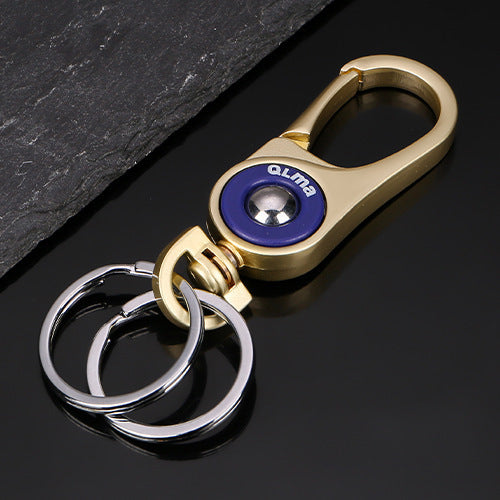 New Car Keychain Unisex Hang Keychain Stainless Steel Key Hanging Decor Couple Gift