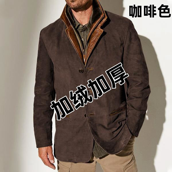 Spring New Men Fashion Vintage Men Casual Jacket Top