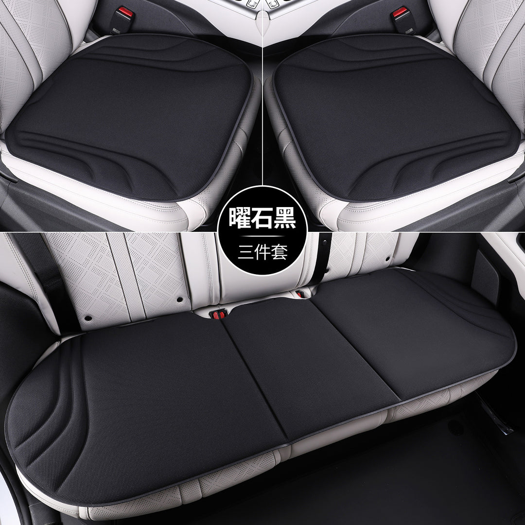 New Universal Car Seat Cushion Non Slip Thin Seat Cushion Premium Feel Breathable