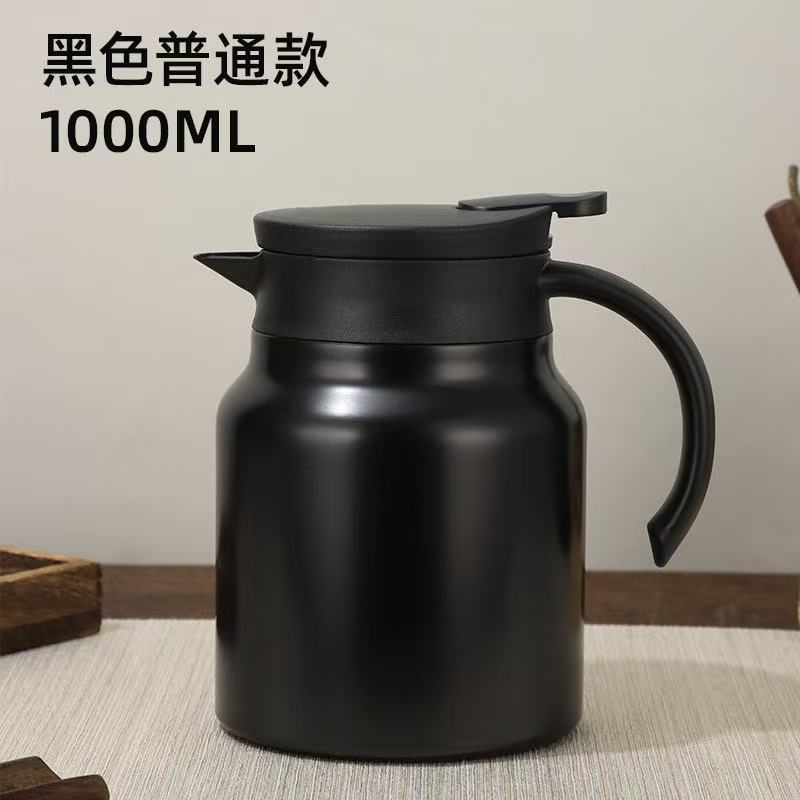 厂家直销316不锈钢焖茶壶 家用覆钛显温茶水分离大容量保温壶定制
