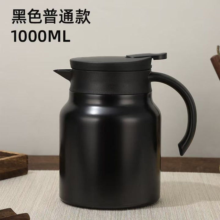 厂家直销316不锈钢焖茶壶 家用覆钛显温茶水分离大容量保温壶定制