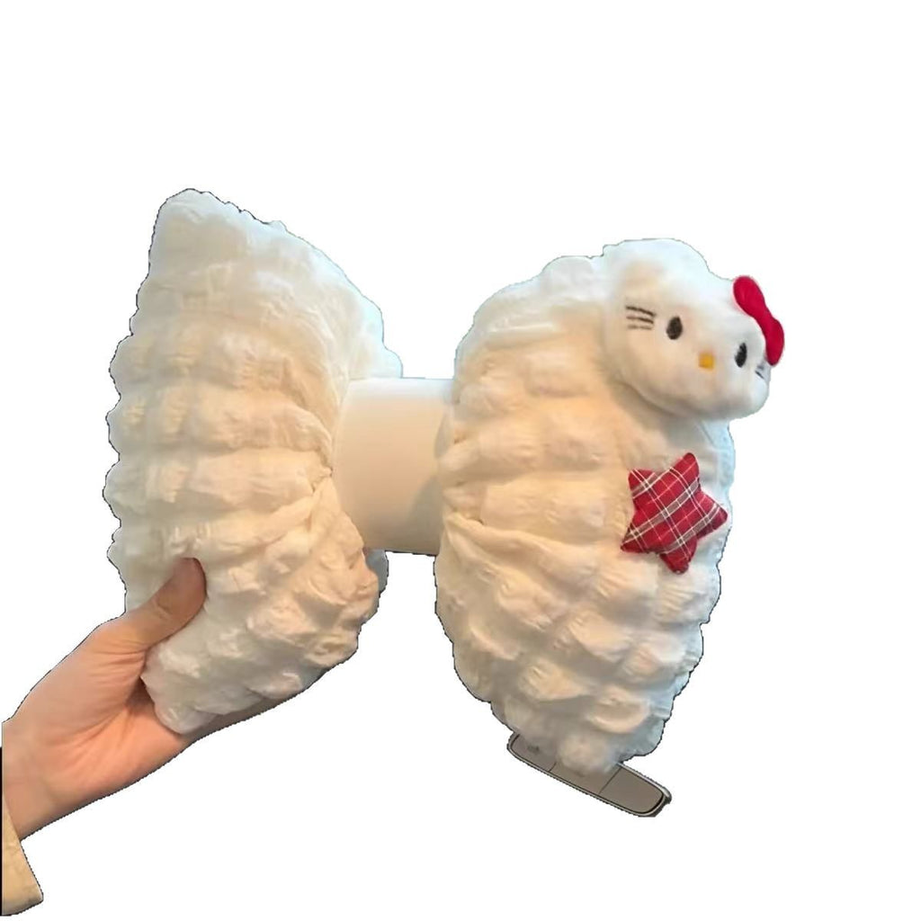 可爱少女心Kitty汽车头枕护颈枕透气车用护颈枕靠枕汽车内饰用品