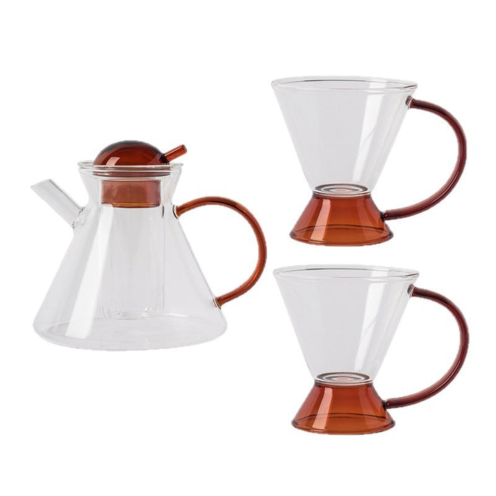 French Light Luxury Glass Transparent Glass Set