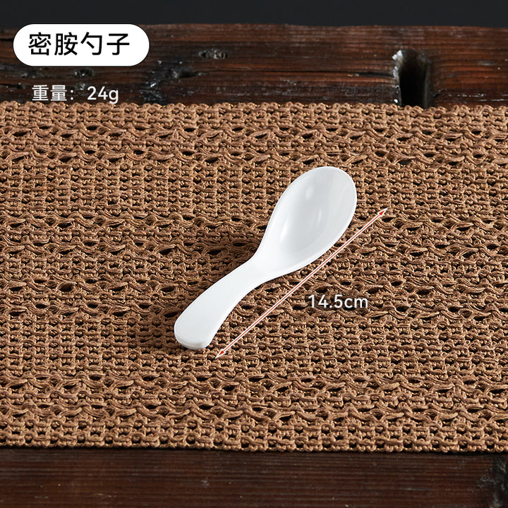 自助选现炒快餐称重菜盘商用套装学校食堂密胺餐具汤碗碟托盘