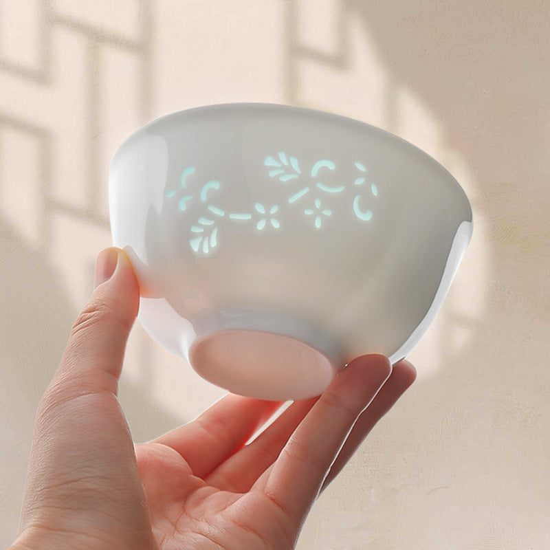 High Temperature Underglaze Porcelain Tableware Gift Housewarming Bowl Wheel Cover Home Bowl & Plate
