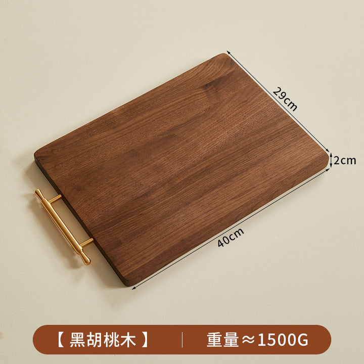 跨境定制相思木菜板胡桃木实木砧板牛排板户外便携露营面包水果板