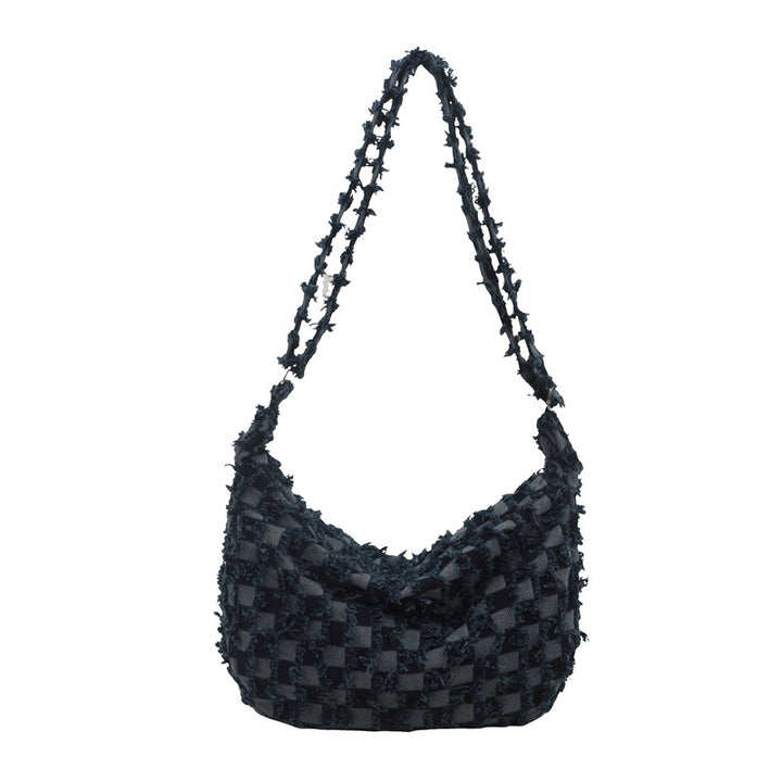 New Casual Fashion Large Capacity Canvas Minimalist Single Shoulder Underarm Crossbody Underarm Bag
