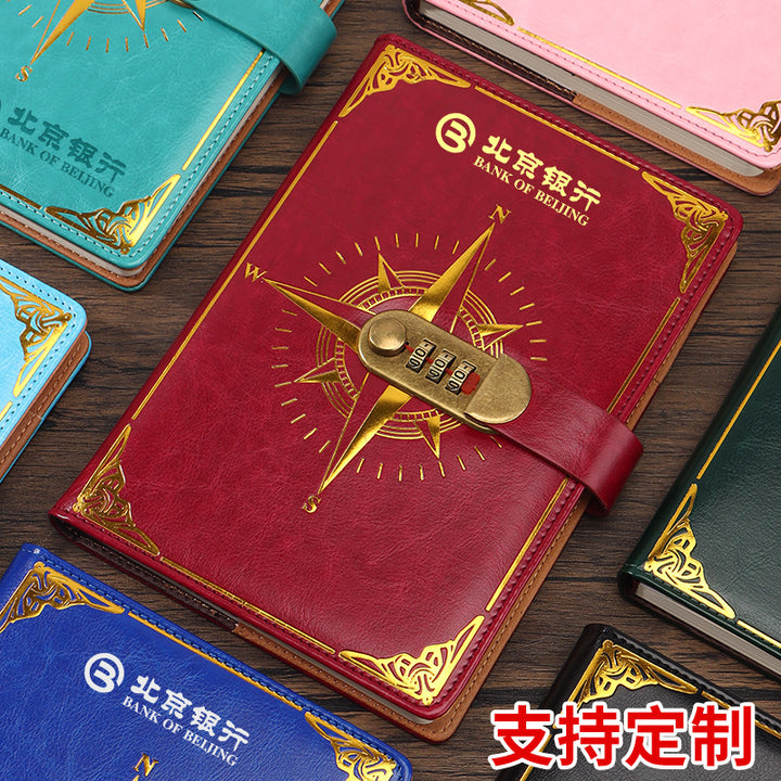 Password Locked A 5 Diary Journal – Thick Hardcover Notebook with Lock