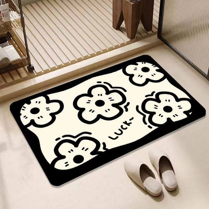 Drop Shipping Minimalist Creative Foot Mat Home Entryway Entryway Door Mat Wholesale