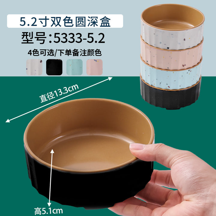 网红海鲜火锅店专用自选菜盘海底捞大排档同款RF芯片密胺餐具商用