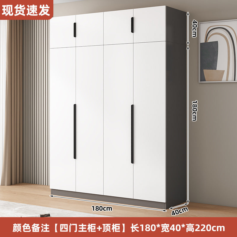 衣柜家用卧室型实木质儿童衣橱工厂直销简易组装出租房用经济柜子