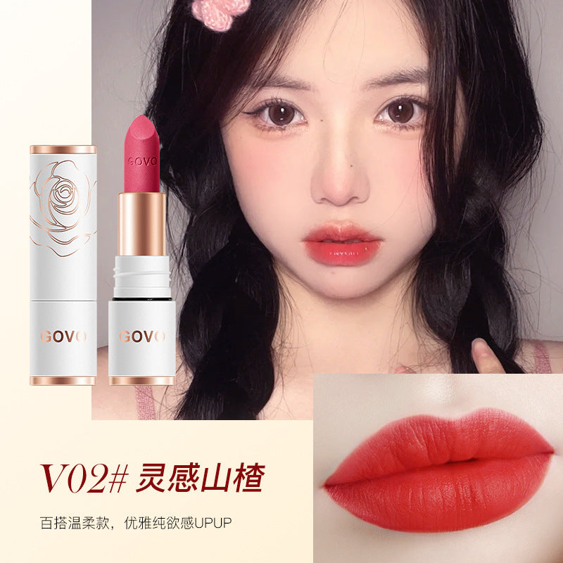 GOVO Transfer-Proof Lipstick Matte Brightening Mauve Trending