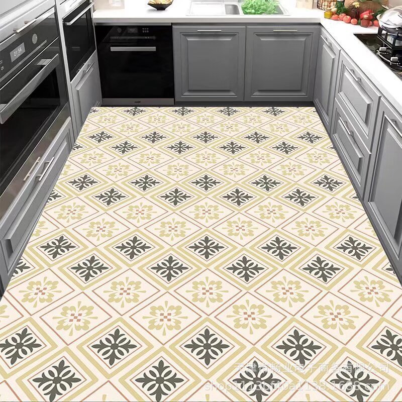 pvc Kitchen Floor Mat Non Slip Waterproof Home Foot Mat Entryway Carpet
