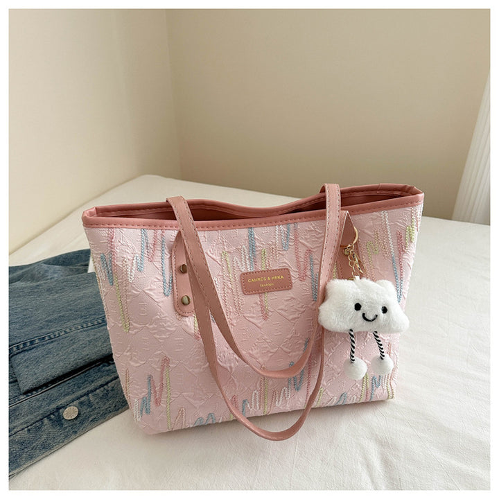 Handheld Large Capacity Tote Bag Women Fall/Winter New Casual Versatile Premium Feel Shoulder Bag