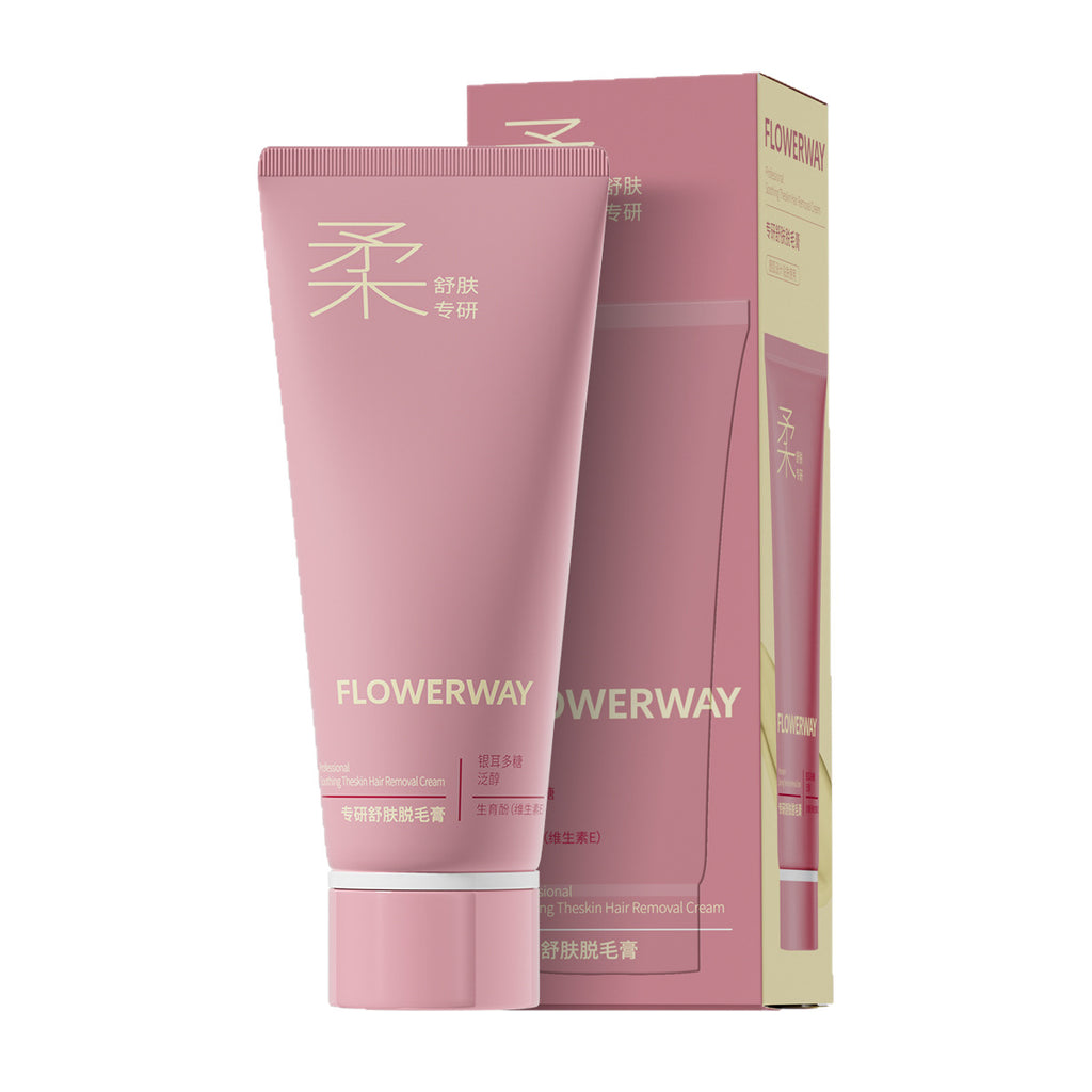 FLOWERWAY Ice Cool Hair Removal Cream – Private Area Lip Underarm Student Formula