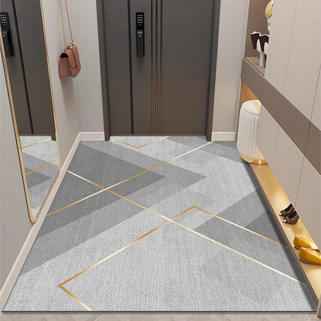 Entryway Shoes Floor Mat Home Entryway Floor Mat Light Luxury Non Slip Foot Mat