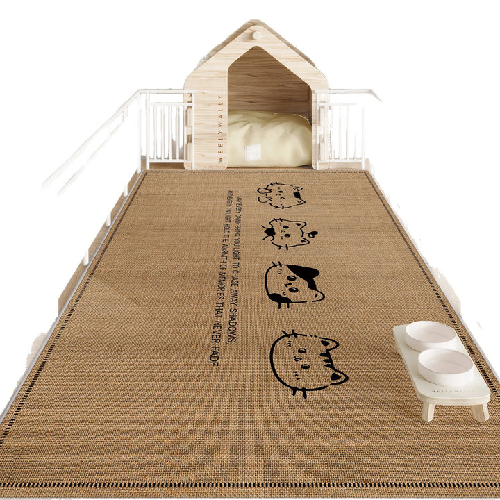 Small Dogpvc Pet Cat Dog Special Home Floor Mat