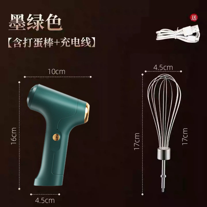 家用烘焙无线手持电动打蛋器打发奶油搅拌厨房烘焙小工具蛋清打发