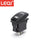 Rear lights尾灯图标 5脚红色双灯船型开关 24V镭雕LED翘板开关