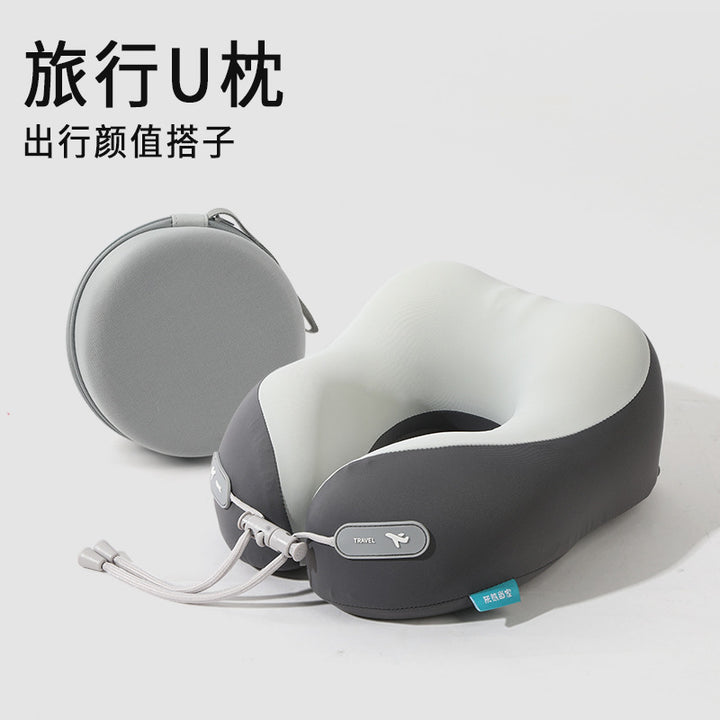 U Memory Foam U Neck Pillow Office Storage