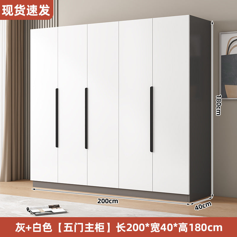 衣柜家用卧室型实木质儿童衣橱工厂直销简易组装出租房用经济柜子