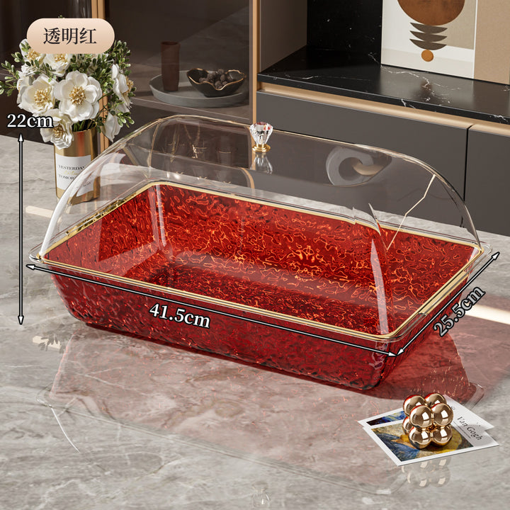 新品冰镇盆备菜托盘套装甜品蛋糕盘水果冷冻寿司刺身带盖透明盆