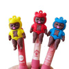 Natasha Black Doll Press Gel Pen – Trendy High-Aesthetic Student Signature Pen