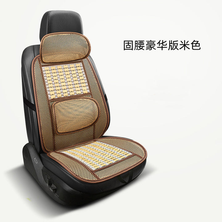 Summer Bamboo Cool Car Seat Cushion – Breathable Single Piece Four Season Truck Pad