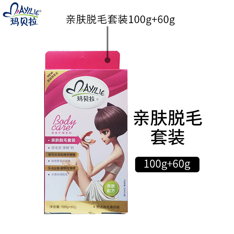 Mavela Wax Hair Removal Strips – Gentle Painless Full Body Leg Underarm Kit