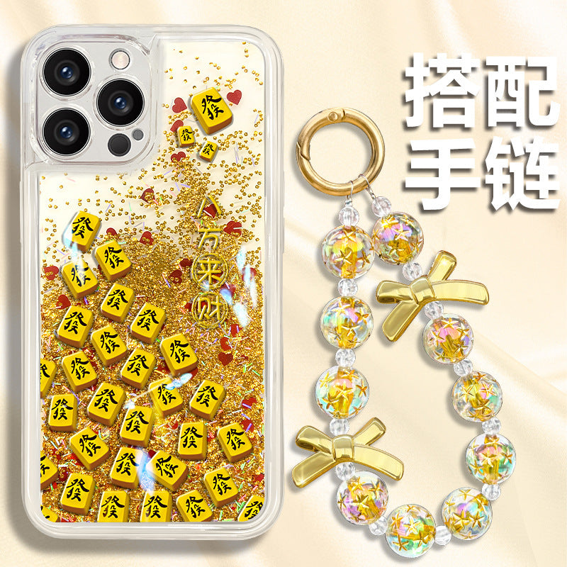 For iPhone17 Promax Phone Case 16 Bracelet 15 Full Coverage Protective Case