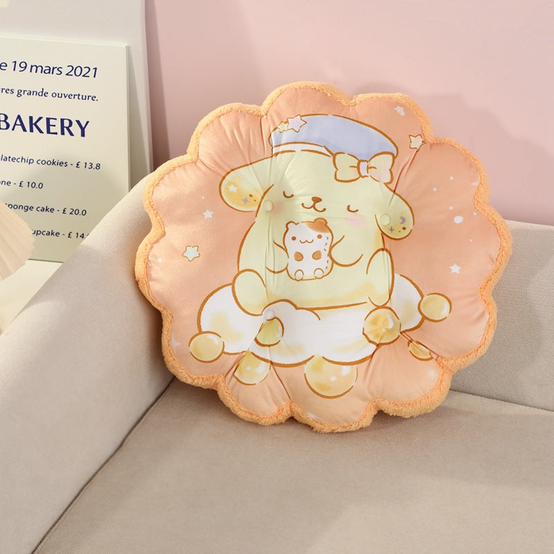 Cute Seat Cushion Office Student Flower Seat Cushion Winter Women