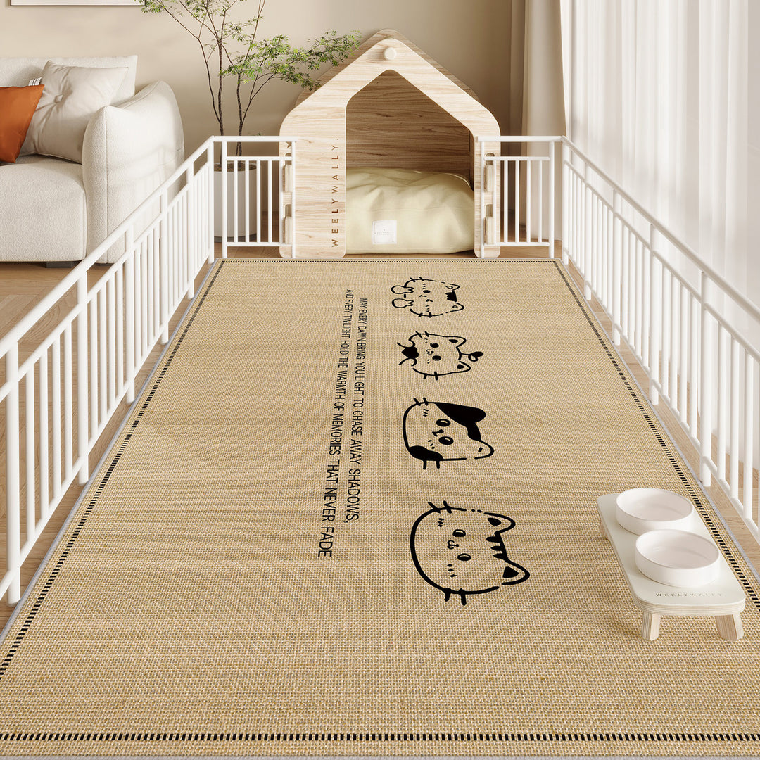 Small Dogpvc Pet Cat Dog Special Home Floor Mat