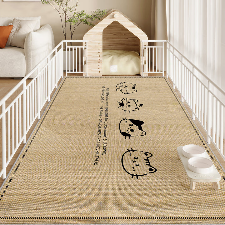 Small Dogpvc Pet Cat Dog Special Home Floor Mat