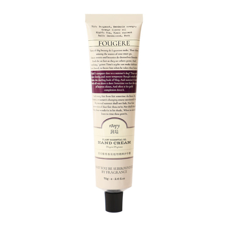 roopy Fragrance Hand Cream Women Hydrating Moisturizing Fall/Winter
