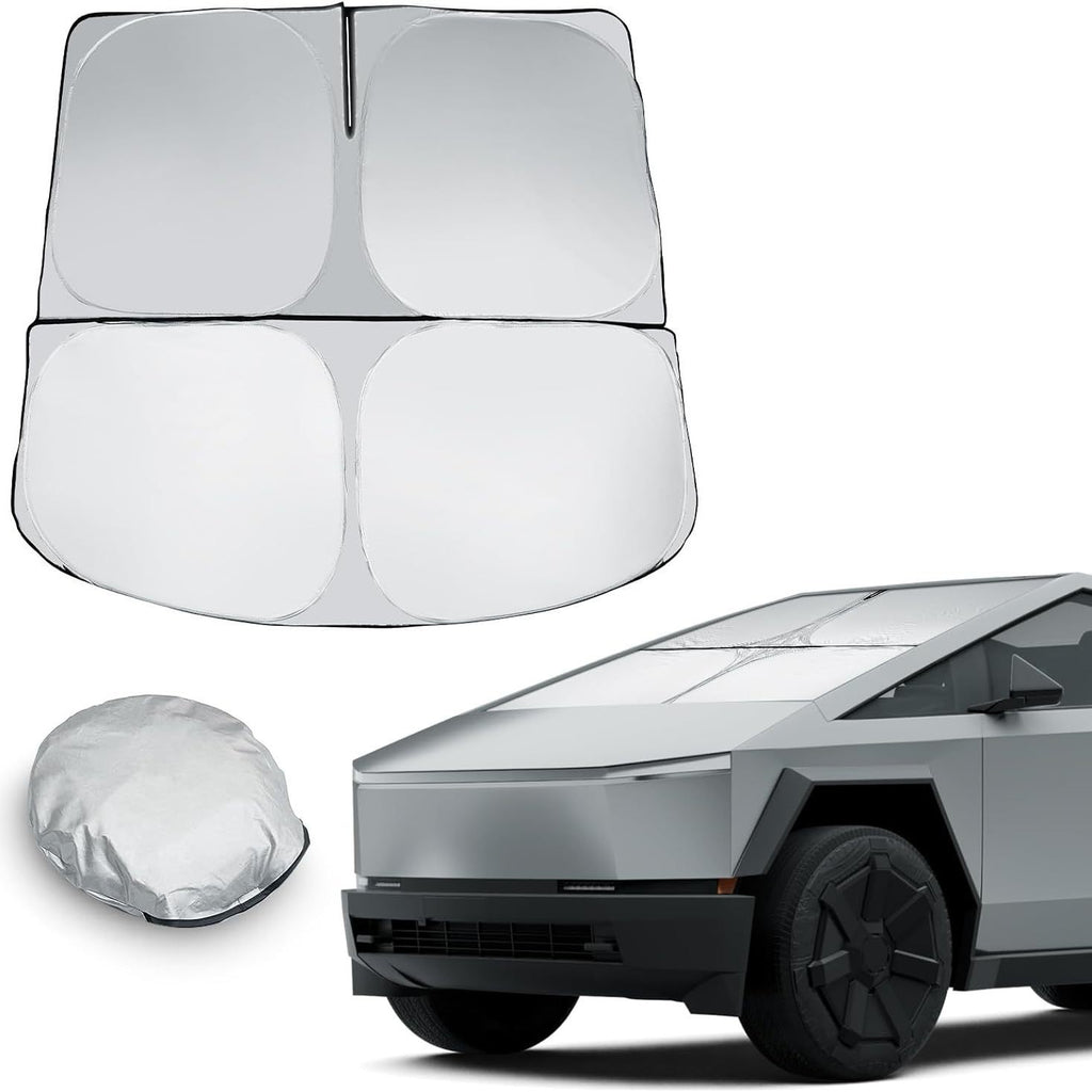 适用于特斯拉Cybertruck前挡遮阳帘Front Windshield Sunshade