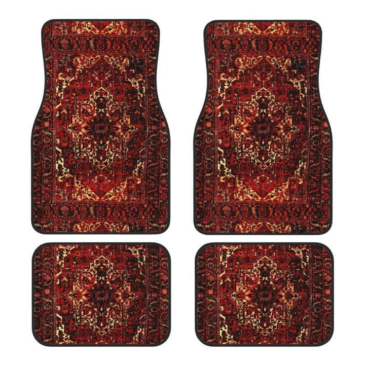 Vintage Car Foot Mat Carpet 4 Piece Set Stain Resistant Floor Mat TEMUFoot Mat Wholesale