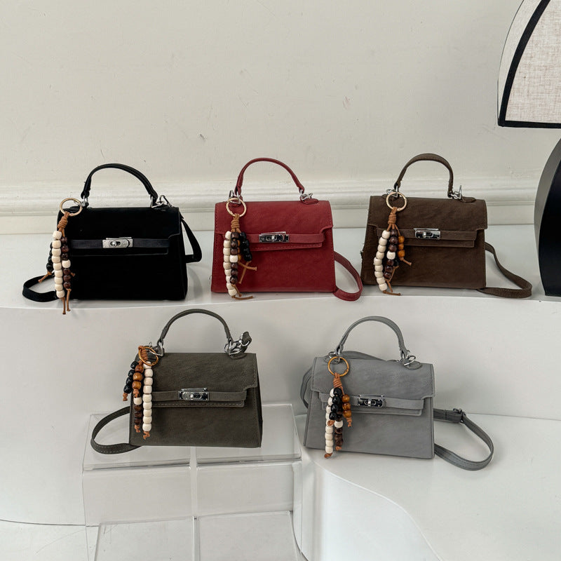 Large Capacity Casual New Trendy Fashion Texture Crossbody Handheld Small Square Bag Women