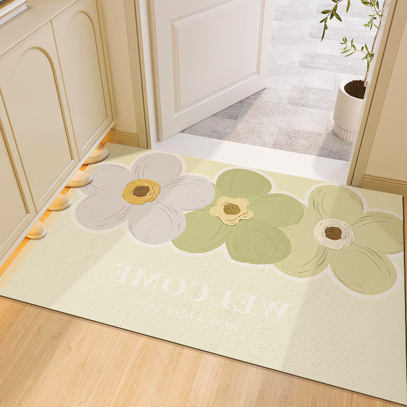 Modern Minimalist Entryway Door Mat Home Entryway Special Leather Door Mat Waterproof Non Slip