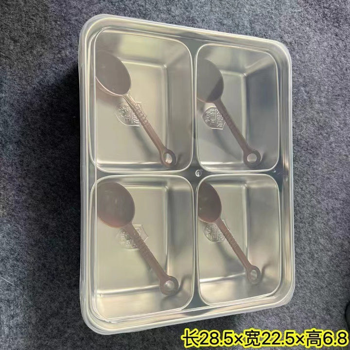 冰粉配料盒小料盒调料盒水果捞展示商用凉粉专用摆摊网红全套盒子
