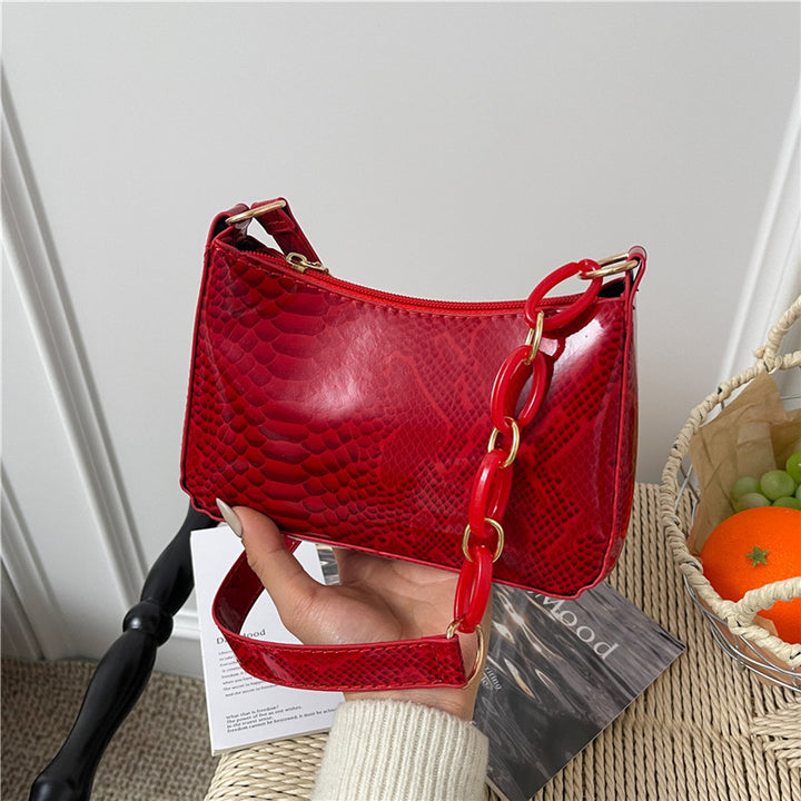 Minimalist Fashion Commuter Winter New Elegant Popular Stylish Texture Small Square Bag Single Shoulder Und