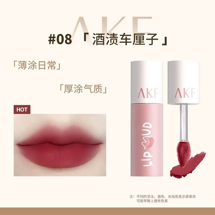 Akf Lip Gloss Lip Mud Lipstick Lip Gloss Transfer-Proof Matte Brightening